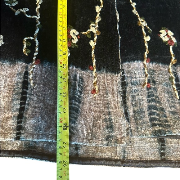 Flashback Embroidered Jacket Sz M Ombre Floral Cottage Vintage Art To Wear Boho - Picture 9 of 16